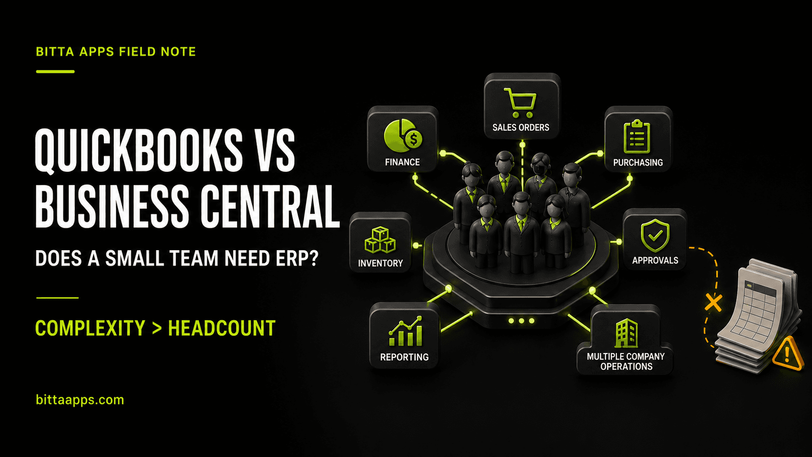 QuickBooks vs Business Central for 3 to 10 Employees: Is ERP Too Much?